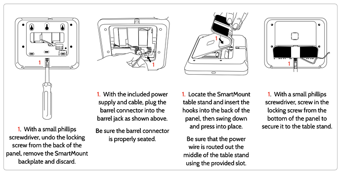 IQ Panel 4 Back Stand