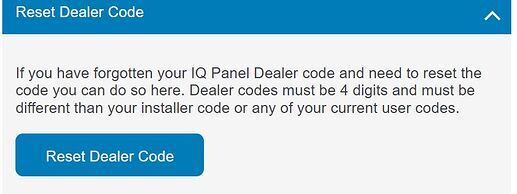 Reset-Dealer-Code