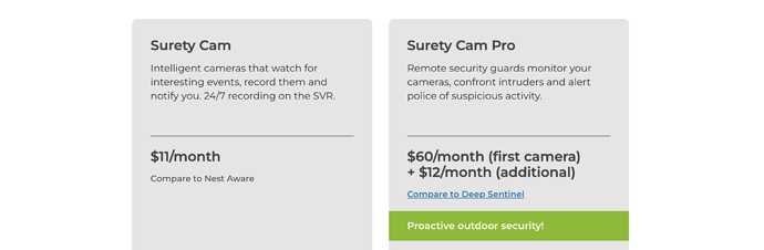 Select Surety Cam Pro