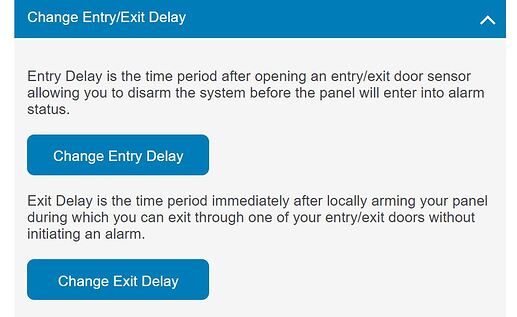 Entry-Exit-Delay