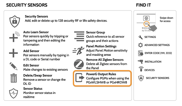 Add PGM Rules on IQ Panel 4