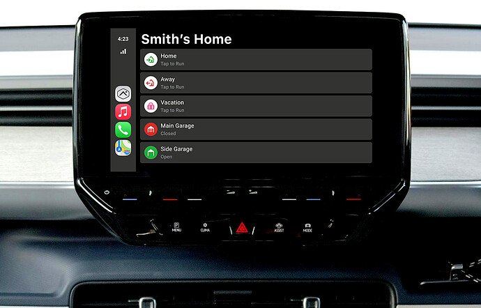 Alarm.com for Apple CarPlay 1