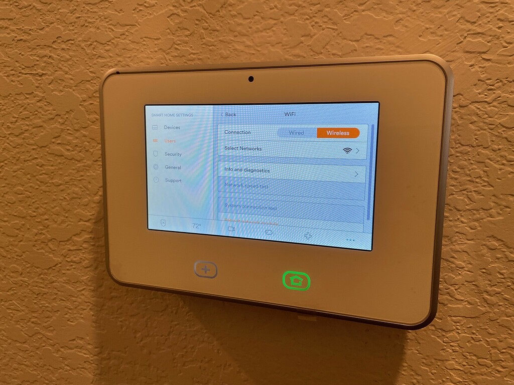 Vivint Control factory Panel