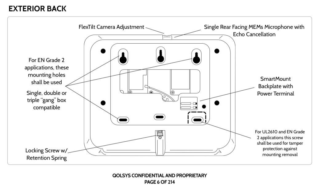 Wall mount install IQ4 panel to standard outlet box - Support - Surety ...